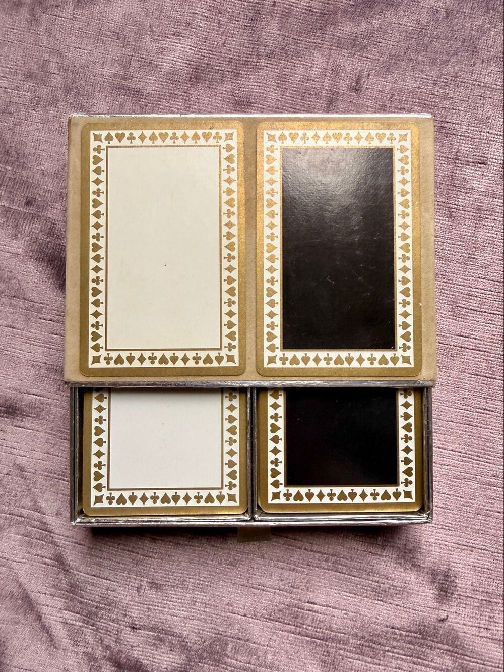 Tiffany & Co Vintage Mid Century Double Playing Card Set